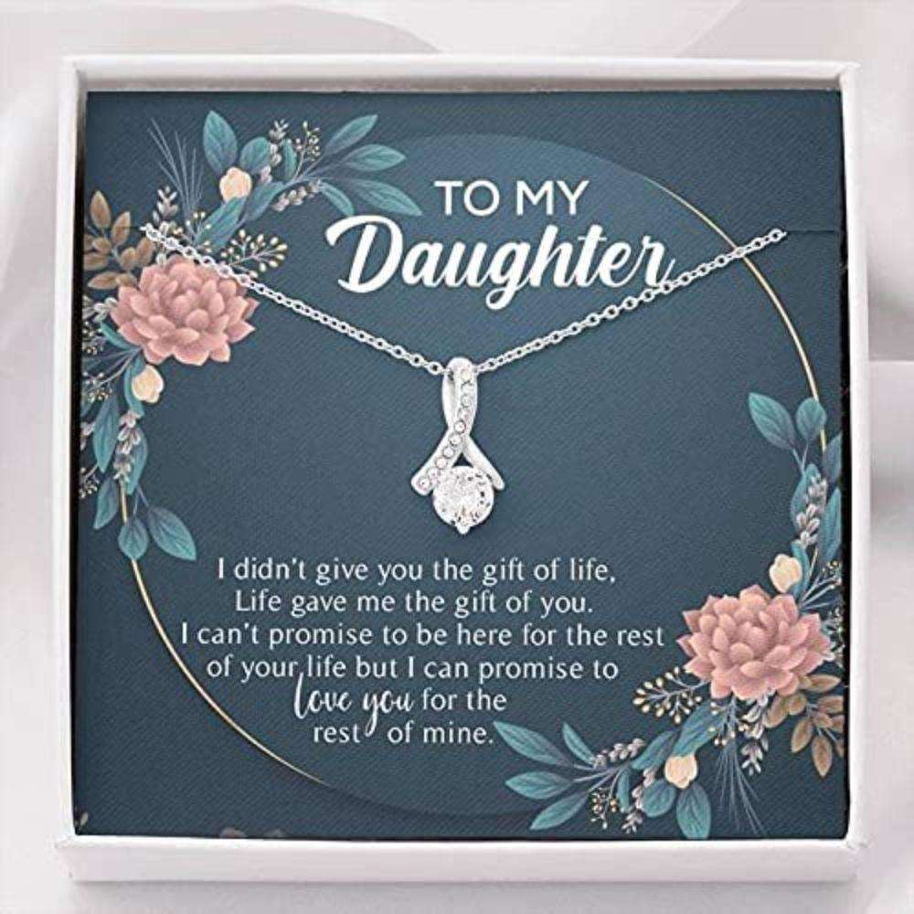 Daughter Necklace, To My Daughter Necklace Gift For Daughter From Mom Love Always Dughter's Day Rakva