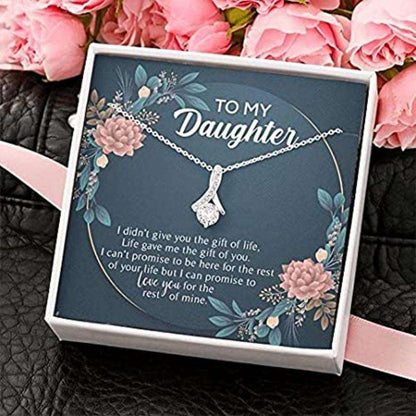 Daughter Necklace, To My Daughter Necklace Gift For Daughter From Mom Love Always Dughter's Day Rakva