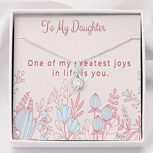 Daughter Necklace, To My Daughter Necklace Gift For Daughter From Mom Love Always Dughter's Day Rakva