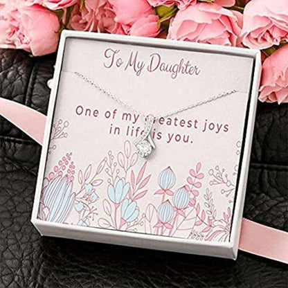 Daughter Necklace, To My Daughter Necklace Gift For Daughter From Mom Love Always Dughter's Day Rakva