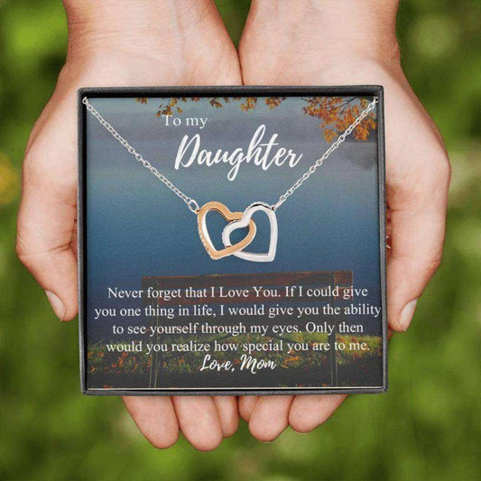 Daughter Necklace, To My Daughter Necklace, Gift For Daughter From Mother, Mom Dughter's Day Rakva