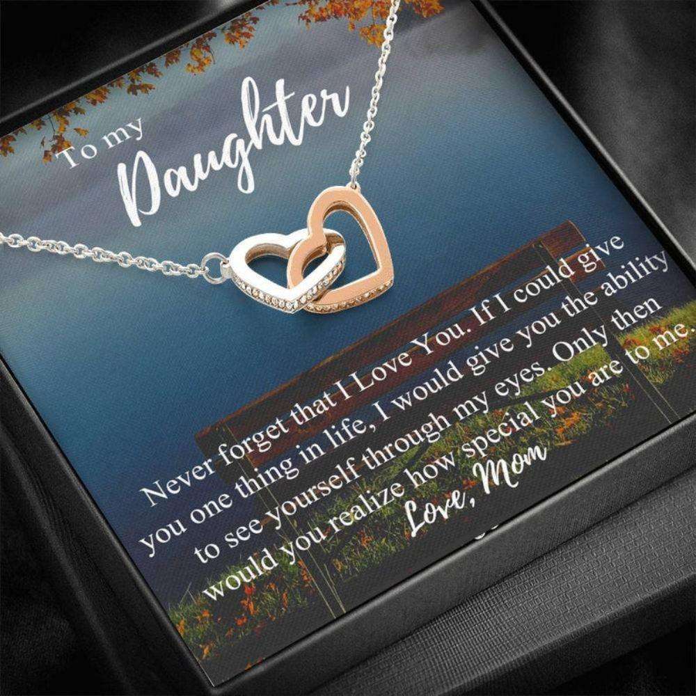 Daughter Necklace, To My Daughter Necklace, Gift For Daughter From Mother, Mom Dughter's Day Rakva