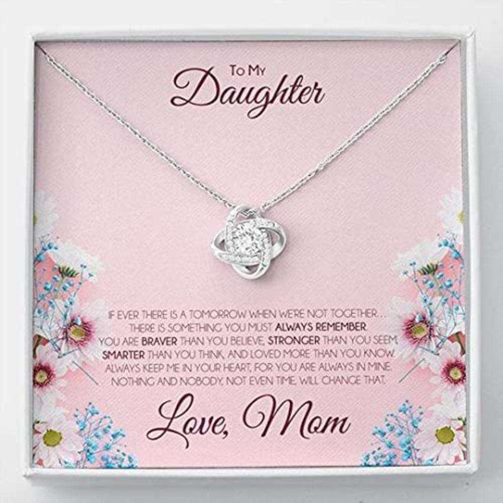 Daughter Necklace, To My Daughter Necklace Gift From Mom, Loved More Than You Know Dughter's Day Rakva