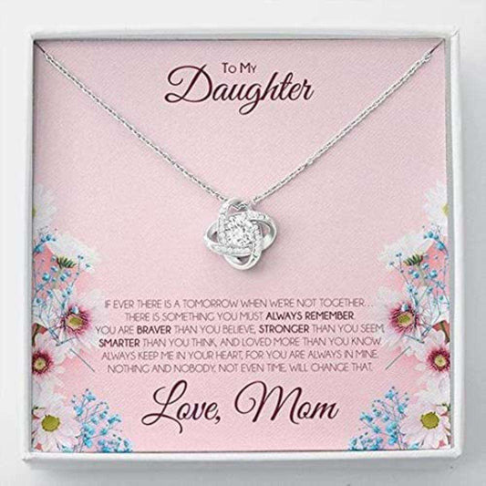 Daughter Necklace, To My Daughter Necklace Gift From Mom, Loved More Than You Know Dughter's Day Rakva