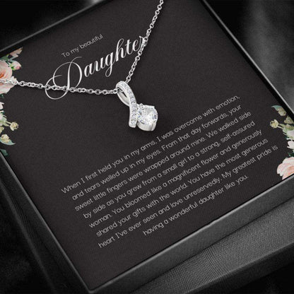 Daughter Necklace, To My Daughter Necklace Gift, Gift From Mom To Daughter, Daughter Gift, Beauty Necklace Dughter's Day Rakva