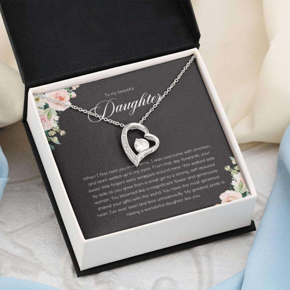 Daughter Necklace, To My Daughter Necklace Gift, Gift From Mom To Daughter, Daughter Gift, Forever Love Necklace Dughter's Day Rakva