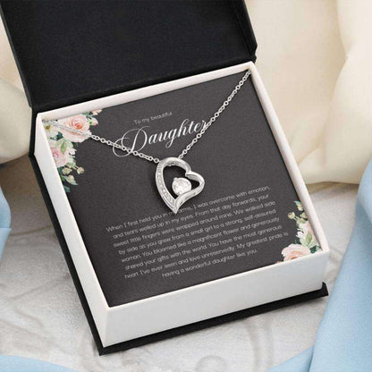 Daughter Necklace, To My Daughter Necklace Gift, Gift From Mom To Daughter, Daughter Gift, Forever Love Necklace Dughter's Day Rakva