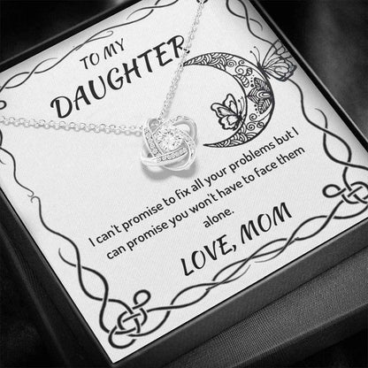 Daughter Necklace, To My Daughter Necklace Gift “ I Can’T Promise “ Gift For Her Necklace Dughter's Day Rakva