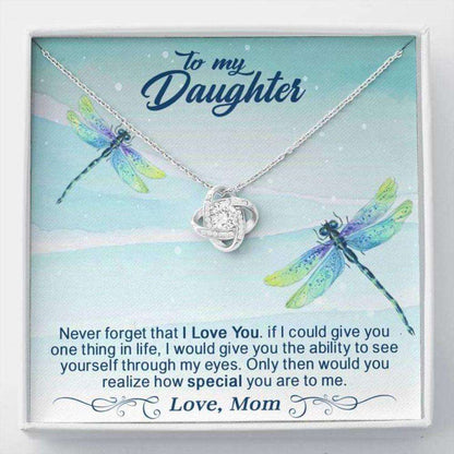 Daughter Necklace, To My Daughter Necklace Gift “ Never Forget That I Love You Dughter's Day Rakva