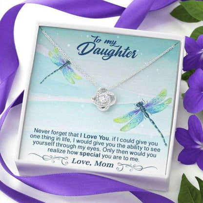 Daughter Necklace, To My Daughter Necklace Gift “ Never Forget That I Love You Dughter's Day Rakva