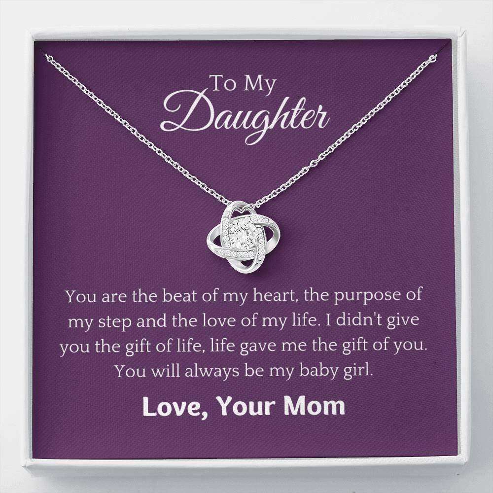 Daughter Necklace, To My Daughter Necklace Gift “ The Beat Of My Heart “ You Are Precious Necklace Dughter's Day Rakva