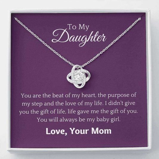 Daughter Necklace, To My Daughter Necklace Gift “ The Beat Of My Heart “ You Are Precious Necklace Dughter's Day Rakva