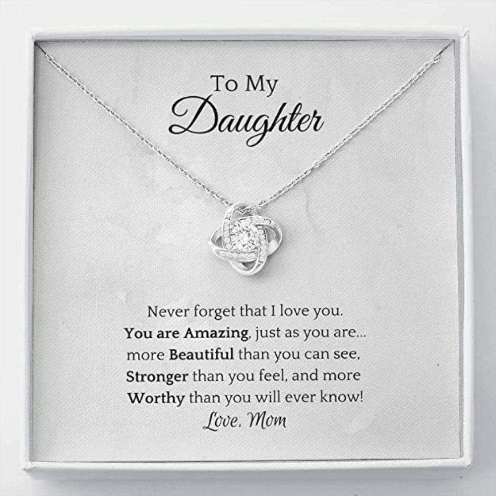 Daughter Necklace, To My Daughter Necklace Gift “ You Are Amazing “ Necklace Gift Amazing Gift For Her Dughter's Day Rakva