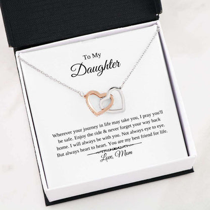 Daughter Necklace, To My Daughter Necklace Gift “ You Are My Best Friend “ Bff Necklace Dughter's Day Rakva