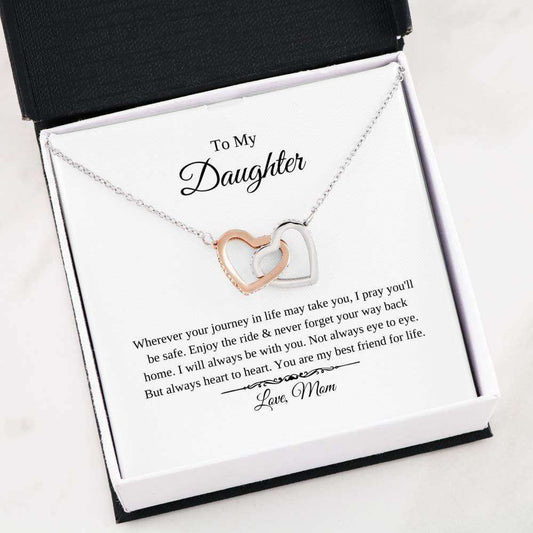 Daughter Necklace, To My Daughter Necklace Gift “ You Are My Best Friend “ Bff Necklace Dughter's Day Rakva