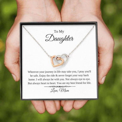 Daughter Necklace, To My Daughter Necklace Gift “ You Are My Best Friend “ Bff Necklace Dughter's Day Rakva