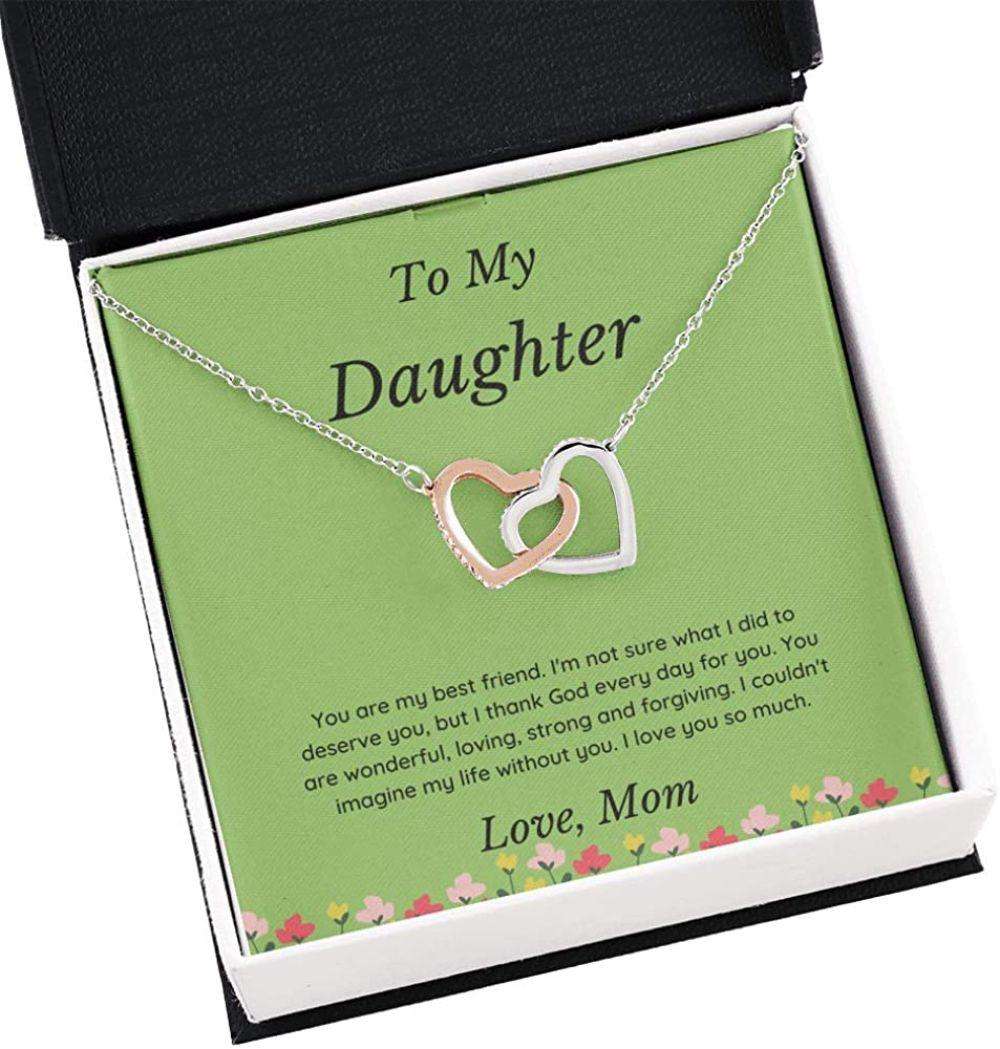 Daughter Necklace, To My Daughter Necklace Gift “ You Are My Bestfriend “ For You Necklace Dughter's Day Rakva