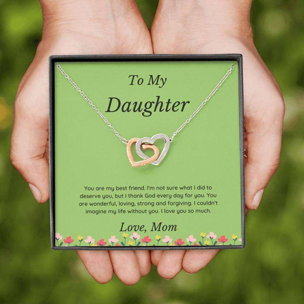 Daughter Necklace, To My Daughter Necklace Gift “ You Are My Bestfriend “ For You Necklace Dughter's Day Rakva