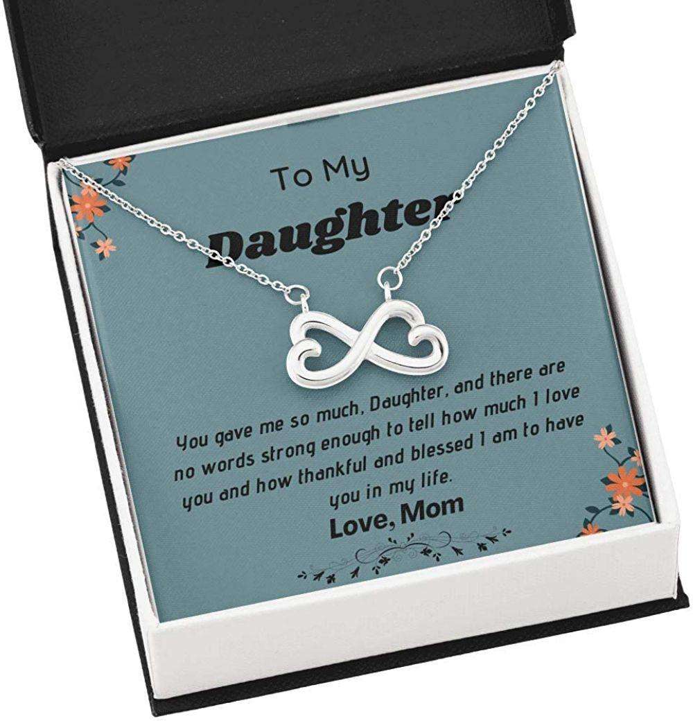 Daughter Necklace, To My Daughter Necklace Gift “ You Gave Me So Much “ For Her Necklace Dughter's Day Rakva