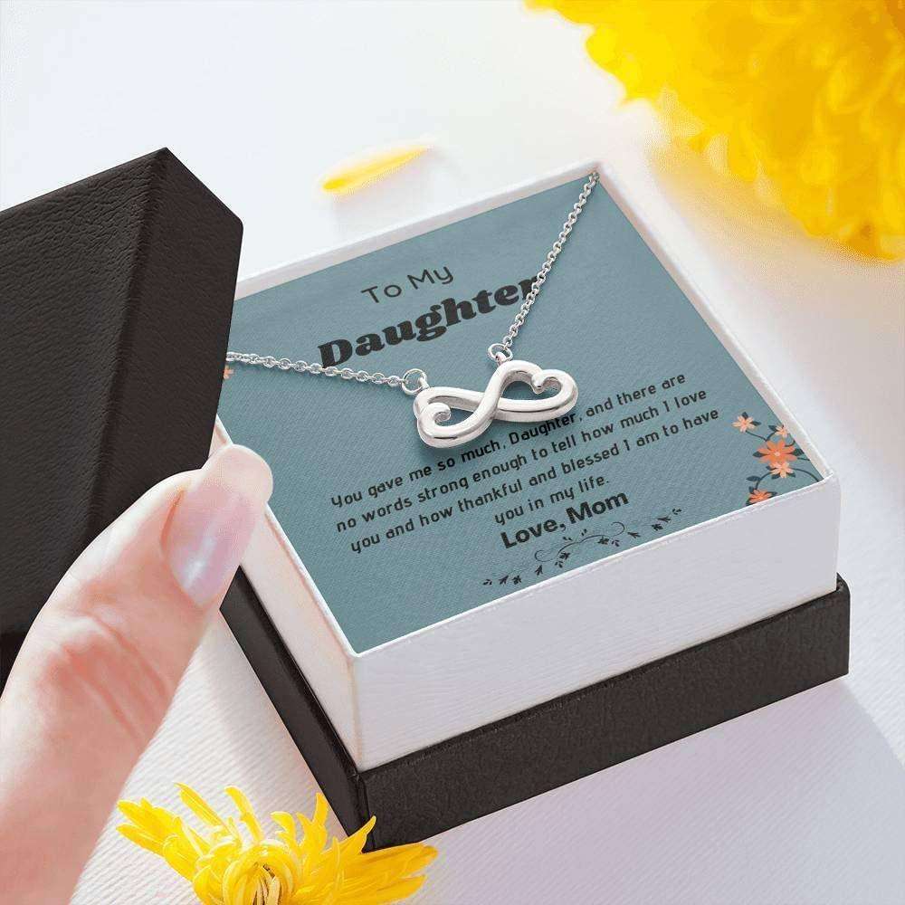 Daughter Necklace, To My Daughter Necklace Gift “ You Gave Me So Much “ For Her Necklace Dughter's Day Rakva