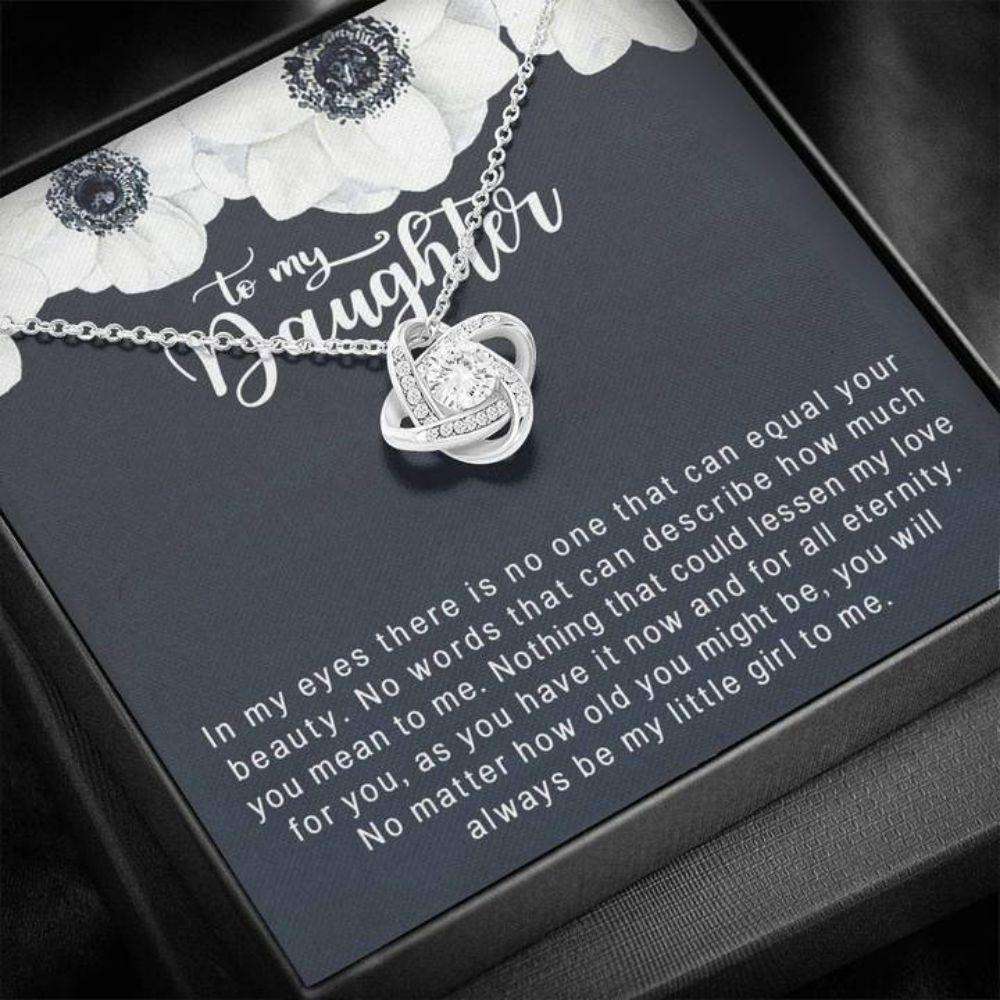 Daughter Necklace, To My Daughter Necklace Gift “ You Will Always Be My Little Girl Dughter's Day Rakva