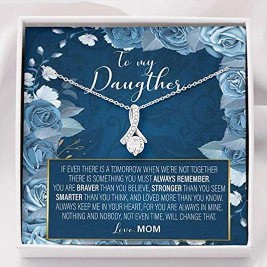 Daughter Necklace, To My Daughter Necklace Gifts For Daughter From Mom Love Always Dughter's Day Rakva