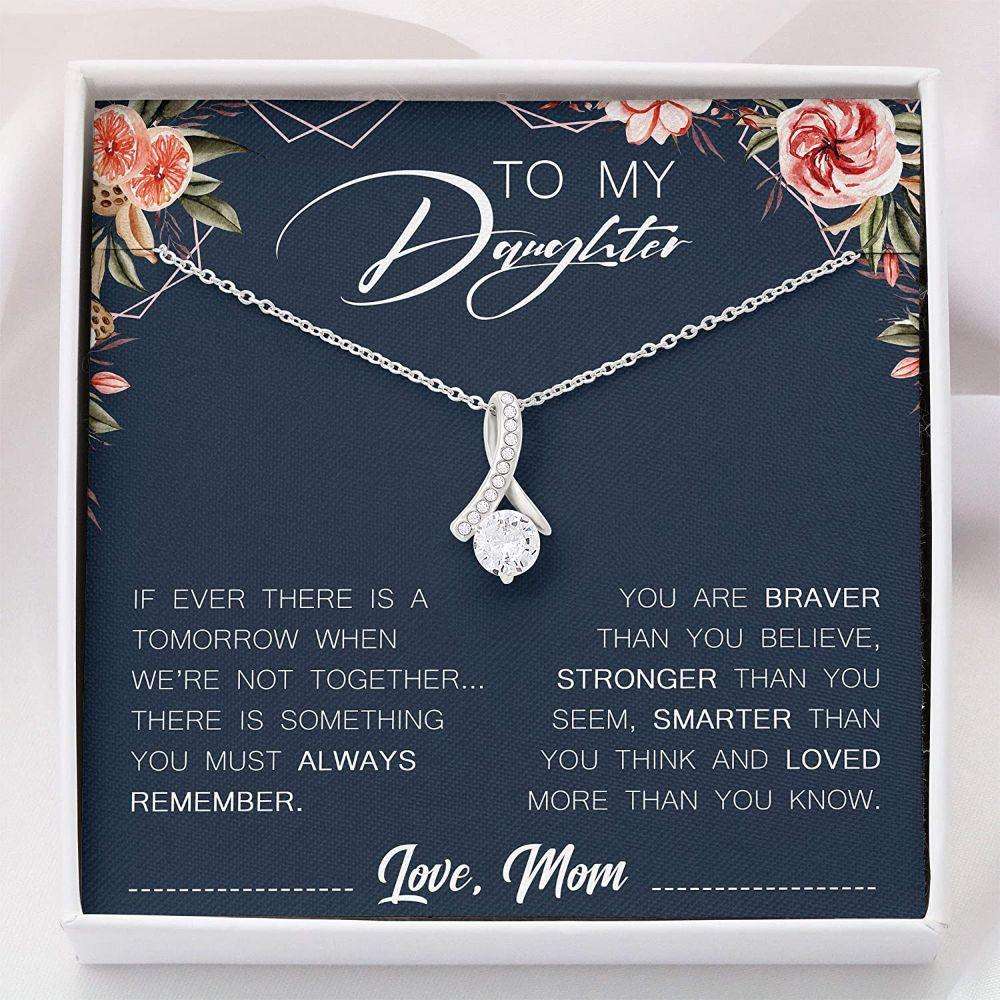 Daughter Necklace “ To My Daughter Necklace “ Necklace With Gift Box For Birthday Christmas Dughter's Day Rakva