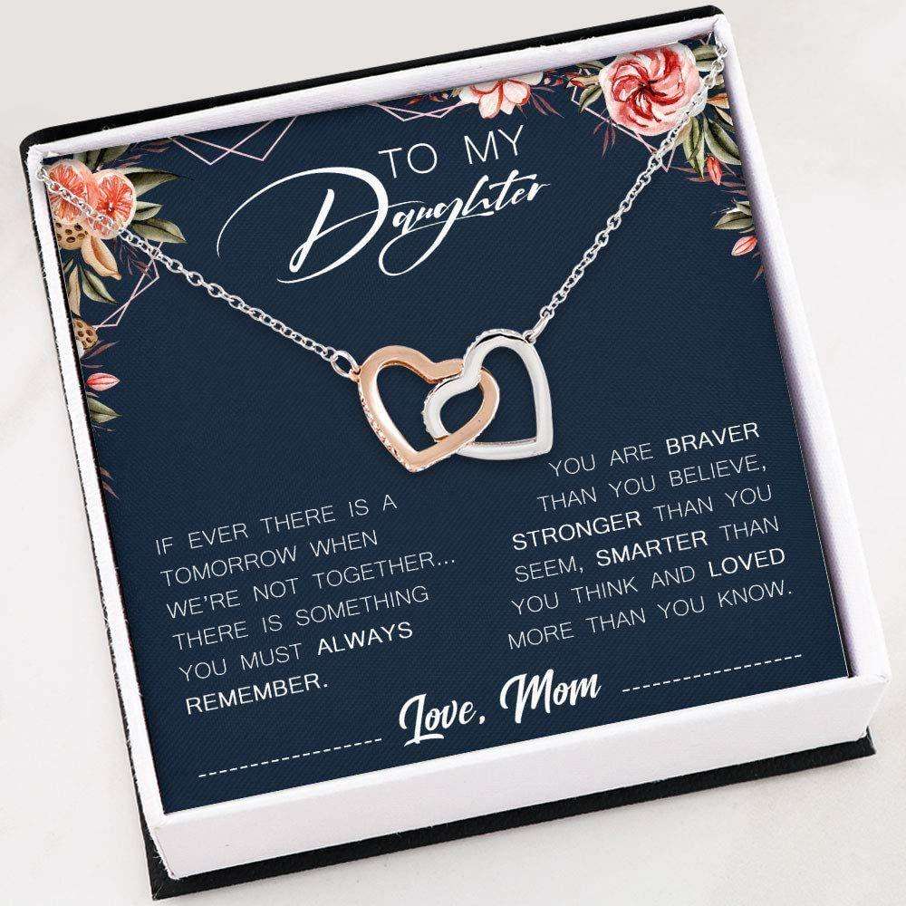 Daughter Necklace “ To My Daughter Necklace “ Necklace With Gift Box For Birthday Christmas Dughter's Day Rakva