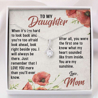 Daughter Necklace “ To My Daughter Necklace “ Necklace With Gift Box For Birthday Christmas Dughter's Day Rakva