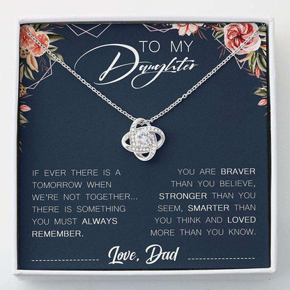 Daughter Necklace “ To My Daughter Necklace “ Necklace With Gift Box For Birthday Christmas Dughter's Day Rakva