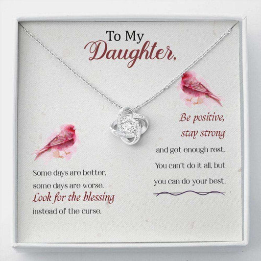 Daughter Necklace, To My Daughter Necklace “ Œbe Positive, Stay Strong” “ Daughter Gift From Mom Dughter's Day Rakva