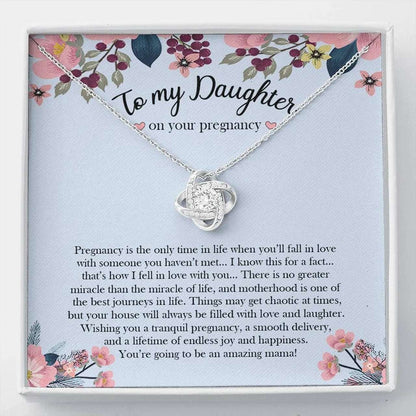 Daughter Necklace, To My Daughter On Your Pregnancy Necklace, Gift For Pregnant Daughter Dughter's Day Rakva