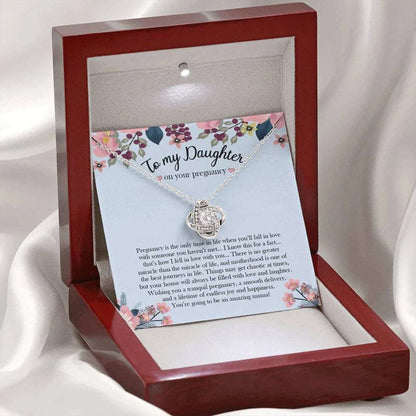 Daughter Necklace, To My Daughter On Your Pregnancy Necklace, Gift For Pregnant Daughter Dughter's Day Rakva