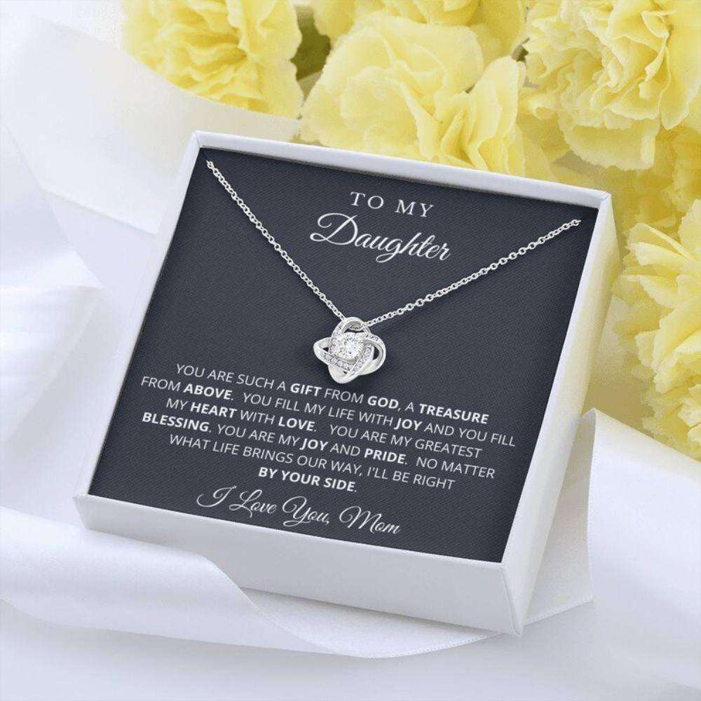 Daughter Necklace, To My Daughter Poem Necklace, Gift For Daughter From Mom, Daughter Mother Necklace Dughter's Day Rakva