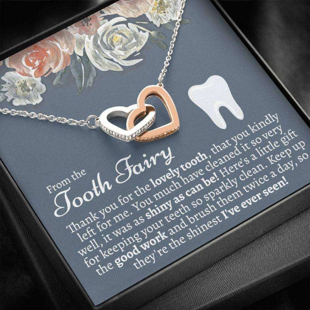 Daughter Necklace, Tooth Fairy Gift, Gifts From Tooth Fairy, First Tooth Gift Ideas, Gift For Daughter First Tooth, Tooth Fairy Necklace Dughter's Day Rakva