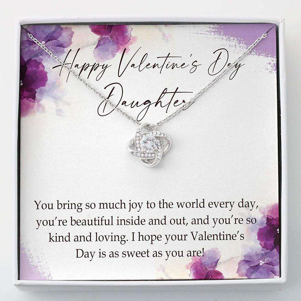 Daughter Necklace “ Valentine’S Daughter Necklace “ Necklace With Gift Box Dughter's Day Rakva