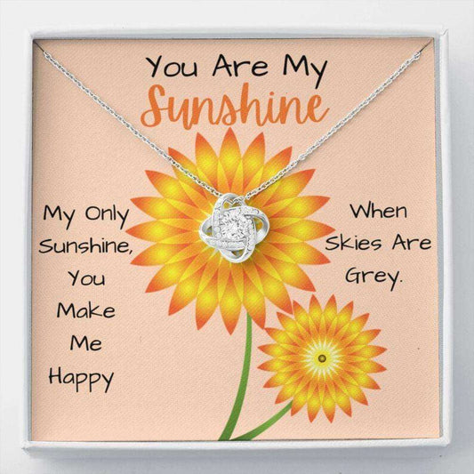 Daughter Necklace, You Are My Sunshine Necklace “ Sunflowers Gift For Daughter Best Friend Mom Dughter's Day Rakva