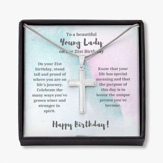 Daughter Necklace,21St Birthday Necklace Gift For Her, 21St Birthday Present For Lady, Birthday Necklace Gift For 21 Year Old Dughter's Day Rakva