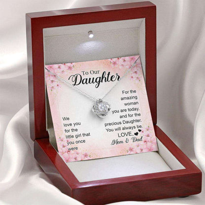 Daughter Necklace,Father Daughter Gift, Mother Daughter Gift, Bonus Daughter Gifts, To Our Daughter Custom Necklace Dughter's Day Rakva