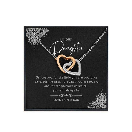 Daughter Necklace,Mother Daughter Necklace, Daughter Graduation Gift, Bonus Daughter Gifts, To Our Daughter Necklace Dughter's Day Rakva