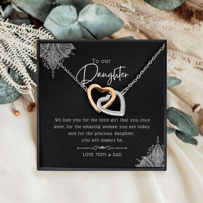 Daughter Necklace,Mother Daughter Necklace, Daughter Graduation Gift, Bonus Daughter Gifts, To Our Daughter Necklace Dughter's Day Rakva