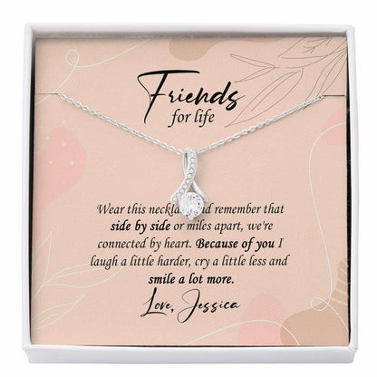 Friend Necklace, Best Friend Necklace Personalized Meaningful Gift “ Distance Friendship Necklace Gifts For Friend Rakva