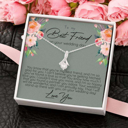 Friend Necklace, Best Friend To Bride Gift, Friend Of The Bride, Necklace For Best Friend On Her Wedding Day, Bride Gift Gift Gift For Bride Rakva