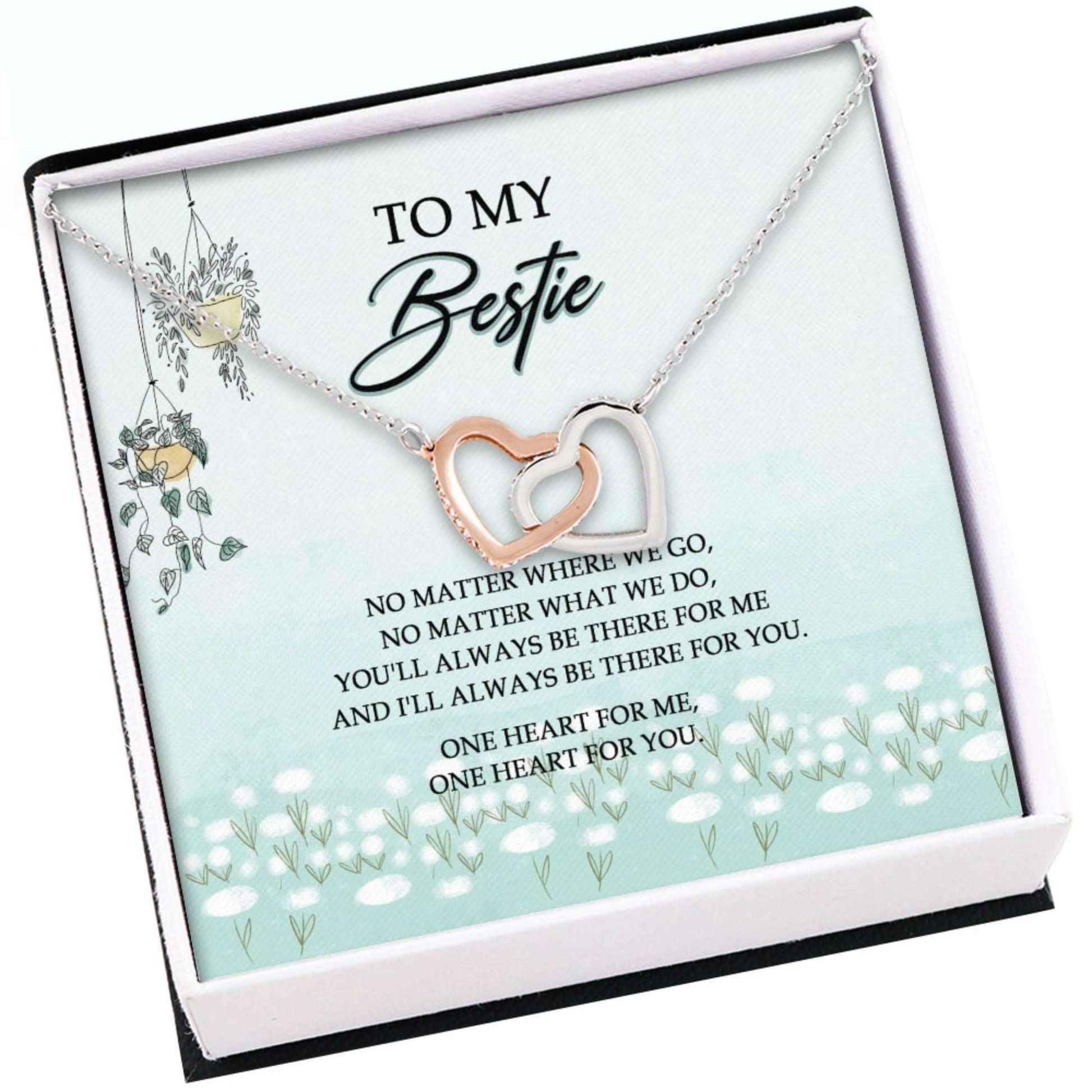 Friend Necklace, Bestie Best Friend Necklace Custom Name “ Friendship Necklace Soul Sister Bff Gift Gifts For Friend Rakva