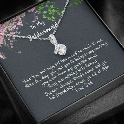 Friend Necklace, Bestie Gift, Wedding Day Necklace, Bridesmaids, Friendships Never Go Out Of Style Necklace Gifts For Friend Rakva