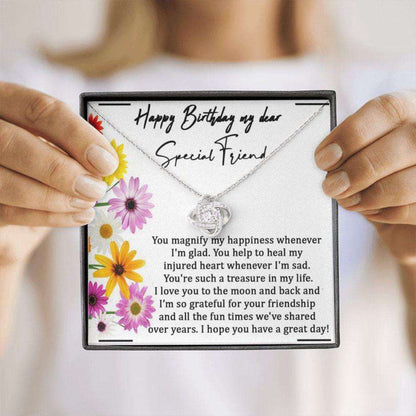 Friend Necklace Birthday Gift For Her, Happy Birthday Special Friend Gift Gifts For Friend Rakva