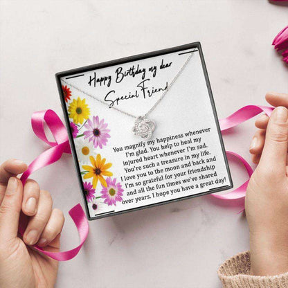 Friend Necklace Birthday Gift For Her, Happy Birthday Special Friend Gift Gifts For Friend Rakva