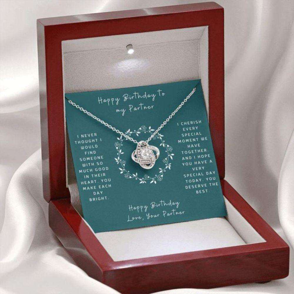 Friend Necklace, Birthday Necklace To My Partner “ Gift Necklace Message Card “ Birthday To My Partner Friendship Day Rakva