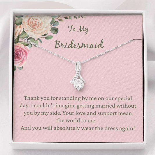 Friend Necklace, Bridesmaid Gift Neckalce From Bride, Bridesmaid Thanks, Maid Of Honor Gift Gifts For Friend Rakva