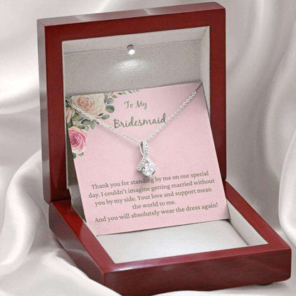 Friend Necklace, Bridesmaid Gift Neckalce From Bride, Bridesmaid Thanks, Maid Of Honor Gift Gifts For Friend Rakva